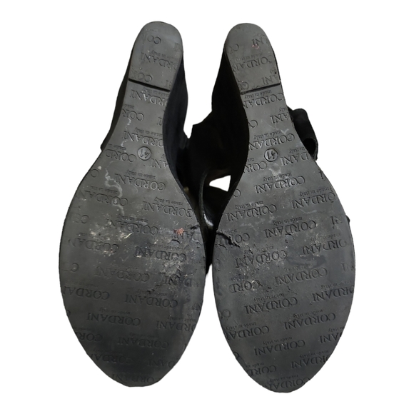 Cordani Suede Wedges Size 10.5 - Picture 4 of 7